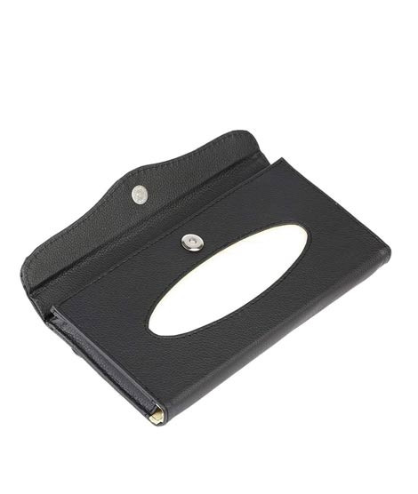 iShopping - G-Mart PU Leather Car Tissue Box Black