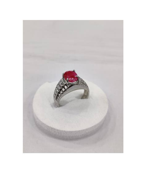 iShopping - Gilgit Bazaar Ruby Stone Silver Ring (21)