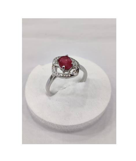 iShopping - Gilgit Bazaar Ruby Stone Silver Ring (22)