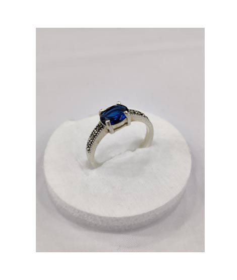 iShopping - Gilgit Bazaar Sapphire Stone Silver Ring (27)