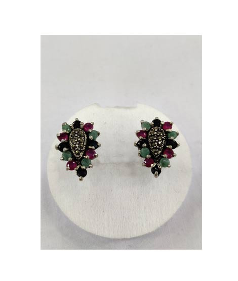 iShopping - Gilgit Bazaar Multi Stone Earrings (12)