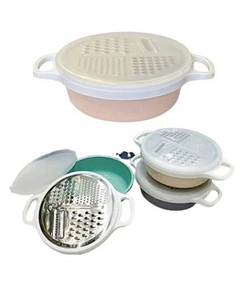 iShopping - Genshirts 4 In 1 Multi Grater With Case & Plastic Cover