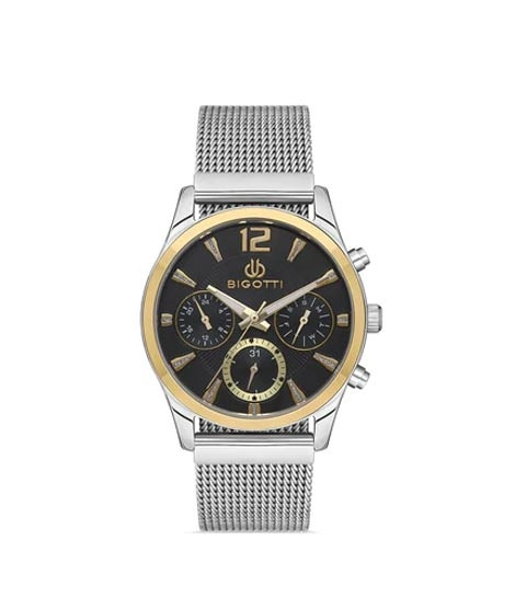iShopping - Bigotti Stainless Steel Men's Watch Silver (BG.1.10341-4)