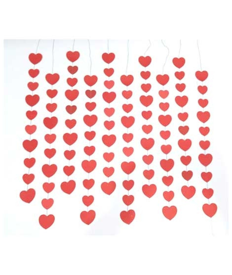 iShopping - Global Traders Paper Heart Wall Hanging