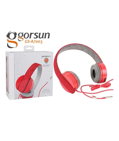 iShopping - Gorsun Gaming Over-Ear Headphone Red (GS-A7003)