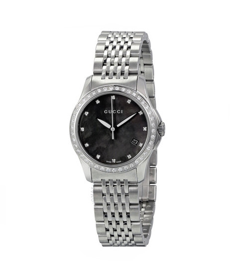 iShopping - Gucci G-Timeless Diamond Women's Watch Silver (YA126509)