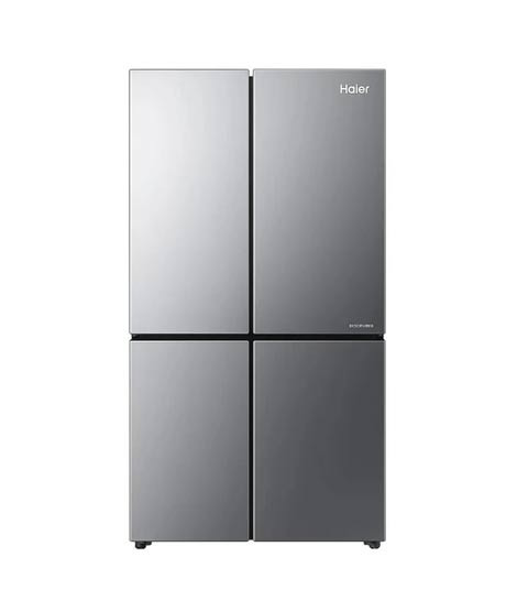 iShopping - Haier Twin Inverter Side-by-Side Refrigerator Silver (HRF-578TSG)