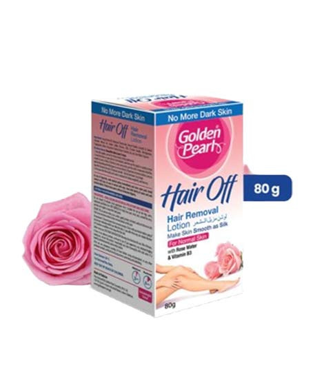 iShopping - Golden Pearl Hair Off Hair Removal Cream - Rose 80gm