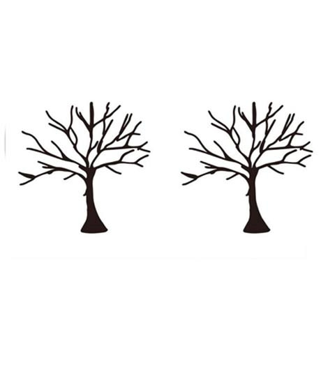 iShopping - Ferozi Traders Winter Tree Temporary Tattoo Pack Of 2