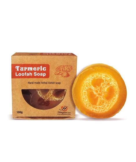 iShopping - Herboganic Loofah Turmeric Herbal Soap