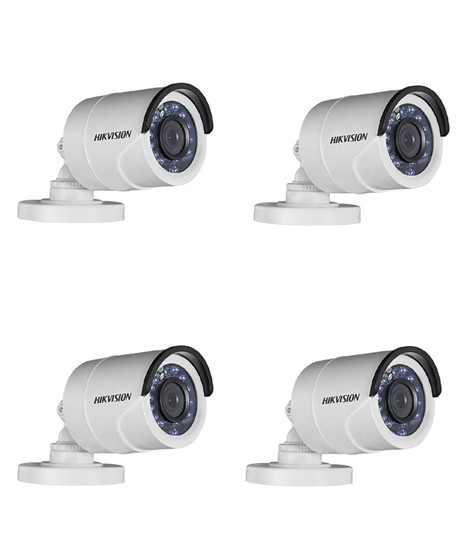 iShopping - Hikvision 720P HD IR Bullet Camera Pack of 4 (DS-2CE16C0T-IRP)