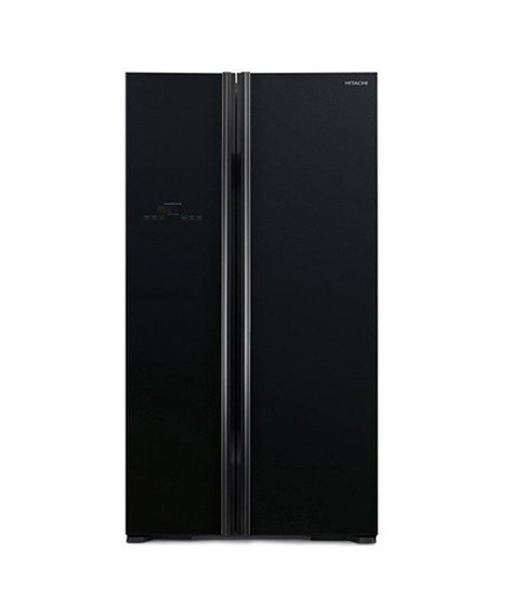 iShopping - Hitachi Side-By-Side Refrigerator Black 21 cu ft (R-S800P2PB)