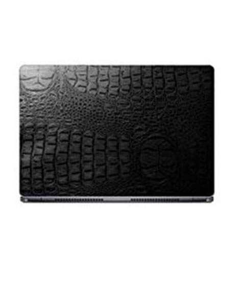 iShopping - Ferozi Traders Universal Crocodile Texture Laptop Back Protector - Black