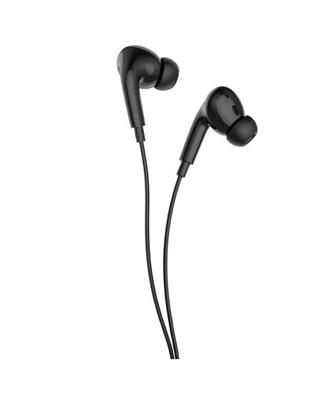 iShopping - Hoco Crystal Sound Type-C Wired Earphones Black (M101-Pro)