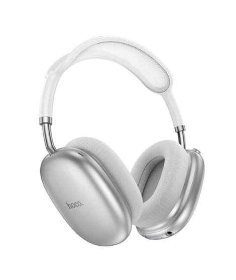 iShopping - Hoco Pleasing Wireless Bluetooth Headphone Silver (W55)