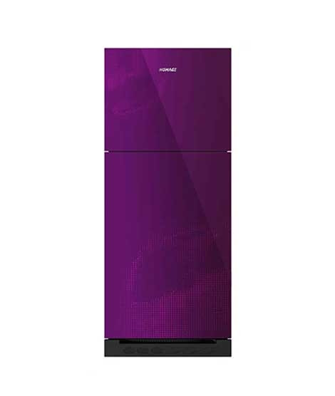 iShopping - Homage Freezer-on-Top Refrigerator 11 Cu Ft Purple (HRF-47332-GD)