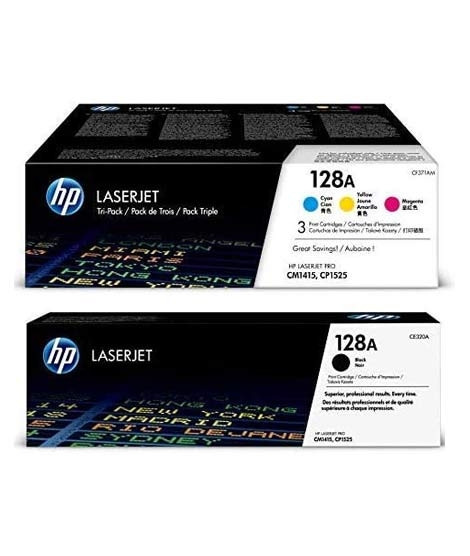 iShopping - HP 128A Toner Cartridges Pack Of 4