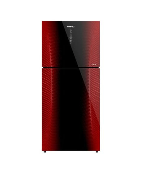 iShopping - Homage Tech Inverter Freezer-On-Top Refrigerator 13 Cu Ft Red (HR-47452)