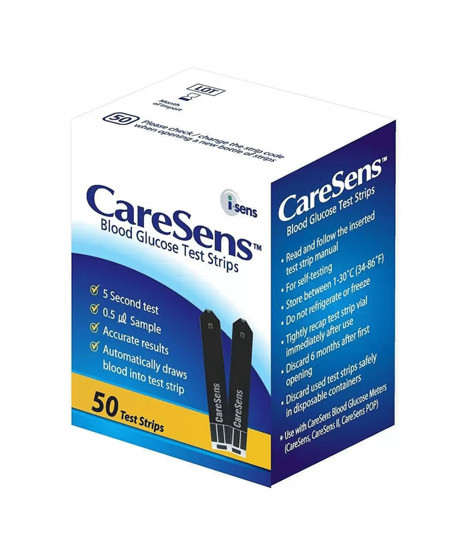 iShopping - i-sens Caresens II Blood Glucose Test Strips - 50 Strips