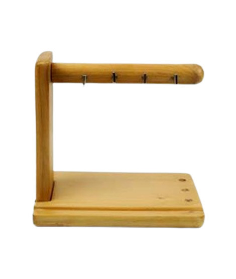 iShopping - Idukan.pk Wooden Mobile Stand Keychain Holder 