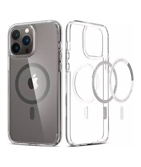 iShopping - Spigen Ultra Hybrid MagSafe Enabled Case For iPhone 13 Pro Max Graphite (ACS03211)
