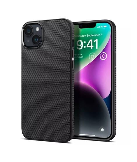iShopping - Spigen Liquid Air Case For iPhone 14 Plus - Matte Black (ACS04891)
