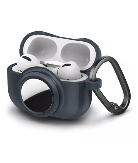 iShopping - Spigen Tag Armor Duo Designed Case For Apple AirPods Pro - Metal Slate (ACS04390)