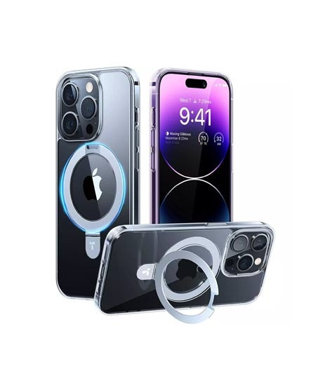 iShopping - Torras UPRO OStand Magnetic Case For iPhone 14 Pro Clear (AMT-6774)