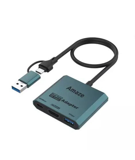 iShopping - Amaze Type - C + USB To 3 In 1 Hub Black (A315) 