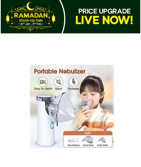 iShopping - Ayesha's Collection Portable Nebulizer Machine with Mask