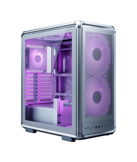 iShopping - Cooler Master MasterFrame 500 Mesh ARGB Mid-Tower PC Case Silver
