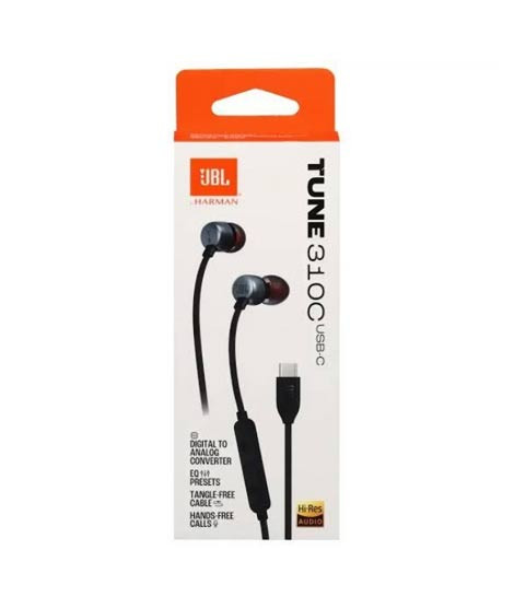 iShopping - JBL Tune 310C USB-C Wired Handfree Earphones with Mic & Control