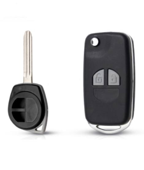 iShopping - Ferozi Traders 2 Buttons Flip Remote Key Case Shell For Suzuki