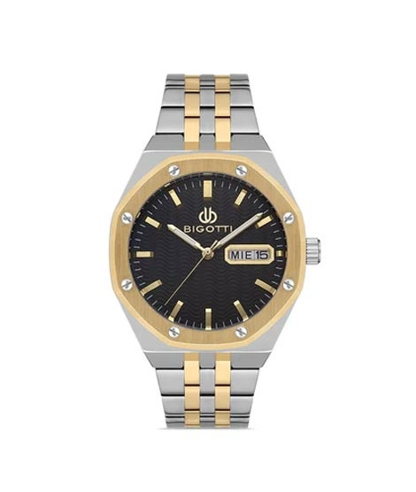 iShopping - Bigotti Stainless Steel Men's Watch Two Tone (BG.1.10331-4)