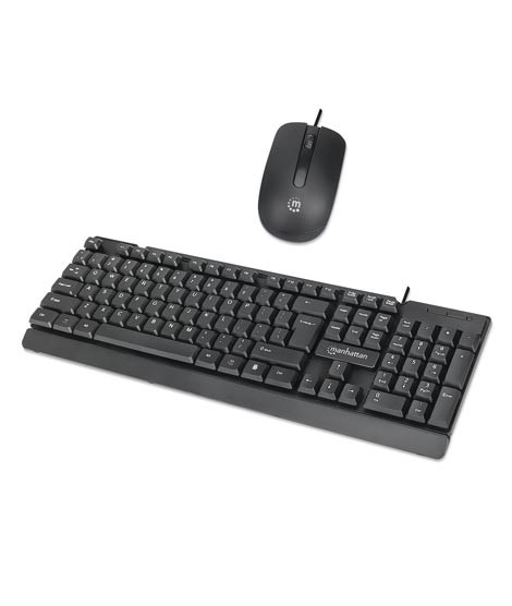 iShopping - Manhattan Wired USB Keyboard And Mouse Set (180481)
