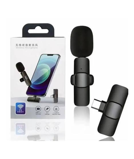 iShopping - K8 Wireless Microphone for Type-C, iPhone Lightning & 3.5mm