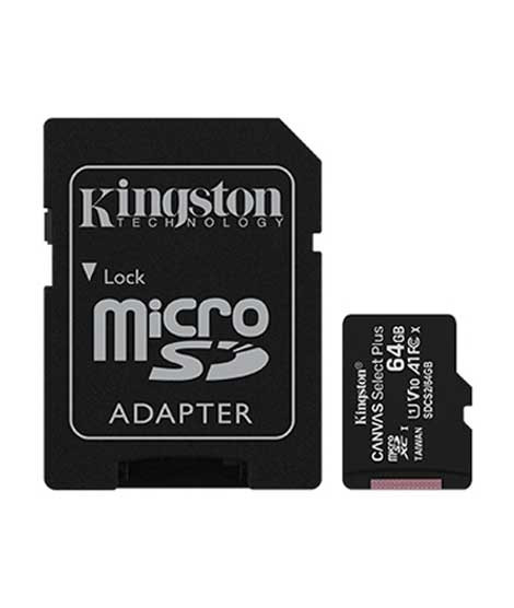 iShopping - Kingston Canvas Select Plus 64GB Micro SD Card (SDCS2/64GB)