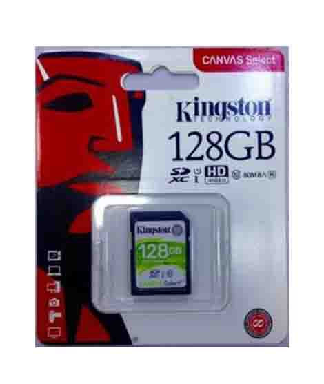 iShopping - Kingston 128GB Convas MicroSDHC Class 10 Memory Card