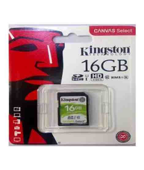 iShopping - Kingston 16GB Convas MicroSDHC Class 10 Memory Card