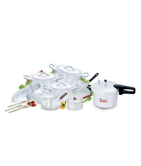 iShopping - Klassic Metal Finish Cookware Gift Set - 19 Pieces