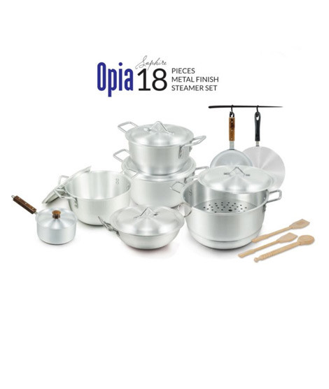 iShopping - Klassic Metal Finish Cookware Gift Set - 18 Pieces