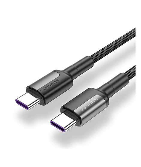 iShopping - KUULAA 65W Type-C Fast Charging Cable Black