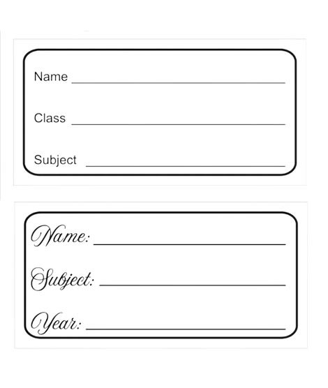 iShopping - Afreeto School Name Label Stickers - 20 Pcs