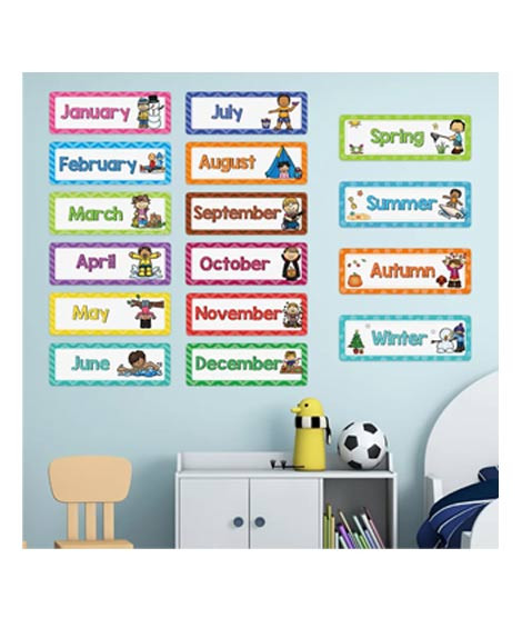 iShopping - Artisticvalley Headliners Set Day of the Week & Seasonal Weeks Learning Cards for Classroom Wall Decor
