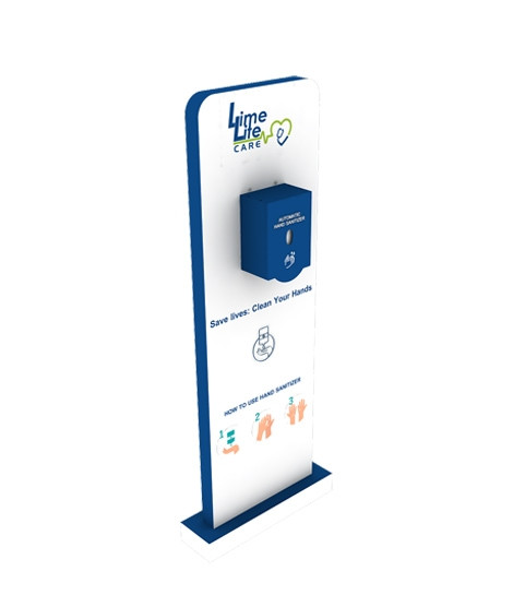 iShopping - Limelite Care Automatic Sanitizer Dispenser Pod With Cover Box