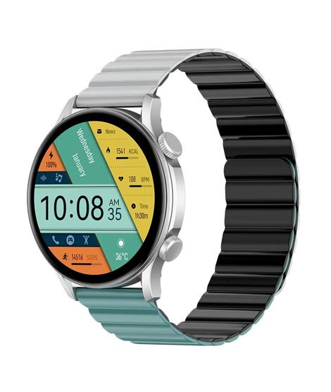 iShopping - Kieslect Calling Smart Watch Kr Pro Limited Grey Silicone Black