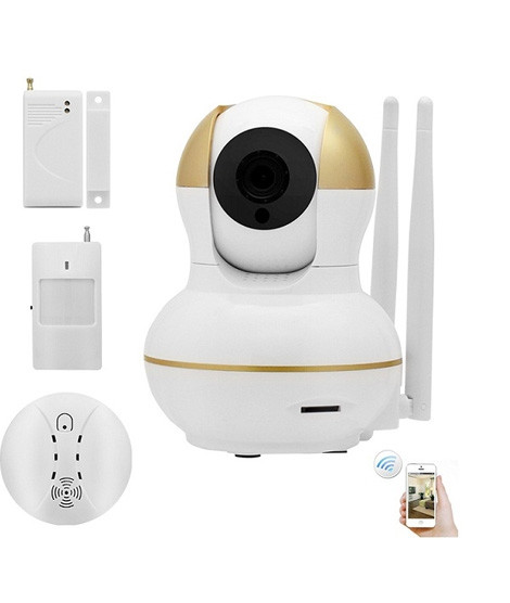 iShopping - Link Corporation Home & Office Wireless Video Security Camera Alarm Kit