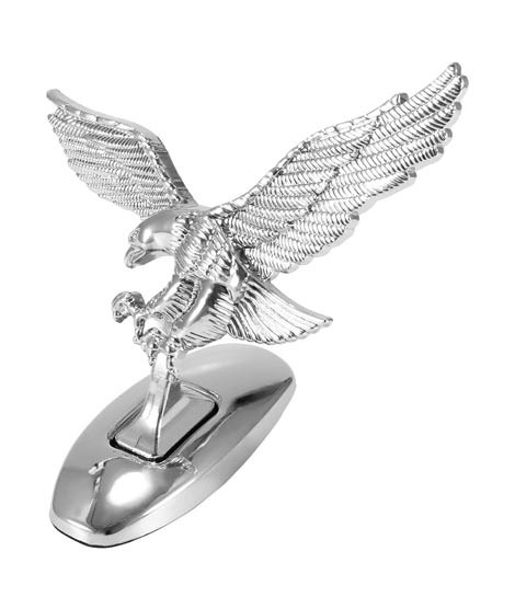 iShopping - Godzilla Car Front Hood Eagle Ornament Badge 3D Emblem Silver