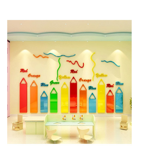 iShopping - LookNBuy Colorfull Pencils Wall Art (0030)