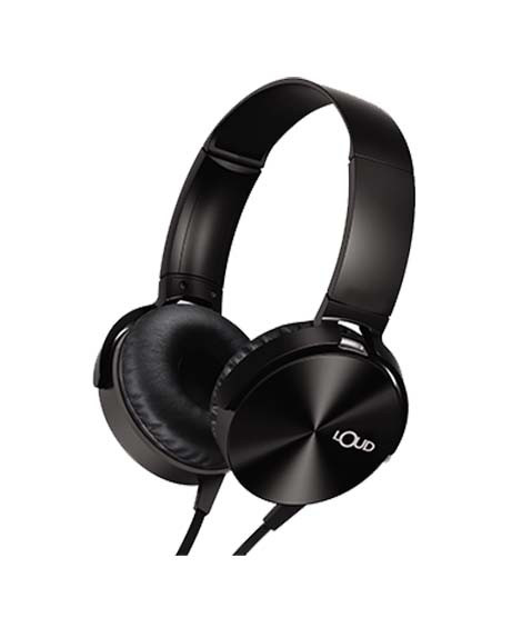 iShopping - Loud Vortex Stereo Professional On-Ear Headphone - Black